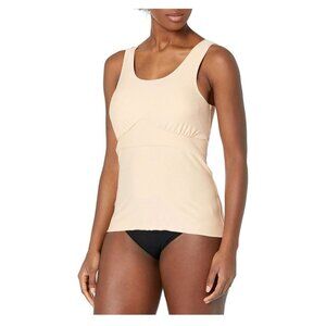 Amoena Womens Michelle Blush Beige Post-Surgery Pocketed Camisole Plus Size 3X